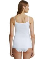 Εικόνα της 2 ΤΕΜΑΧΙΑ Λευκά γυναικεία φανελάκια Palco από 100% Βαμβάκι. Με λεπτή ράντα & δαντέλα. Χωρίς πλαϊνές ραφές.