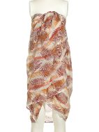 Εικόνα της Ble Resort Collection Γυναικείο Φουλάρι Καφέ 5-43-304-0237