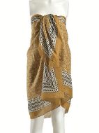 Εικόνα της BLE RESORT COLLECTION ΦΟΥΛΑΡΙ/ΠΑΡΕΟ ΜΟΥΣΤΑΡΔΙ/ΜΑΥΡΟ 100X180 (100%COTTON).