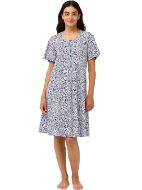 Εικόνα της Vamp Καλοκαιρινό Γυναικείο Νυχτικό Μπλε 22222