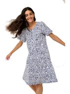 Εικόνα της Vamp Καλοκαιρινό Γυναικείο Νυχτικό Μπλε 22222