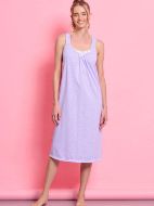 Εικόνα της Jeannette Lingerie Καλοκαιρινό Γυναικείο Νυχτικό Λιλά 7817