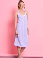 Εικόνα της Jeannette Lingerie Καλοκαιρινό Γυναικείο Νυχτικό Λιλά 7817