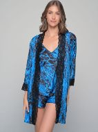 Εικόνα της Milena by Paris Sexy Ρόμπα Μπλε 004193