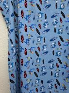 Εικόνα της Γιώτα Σιέλ Βαμβακερό Γυναικείο Babydoll Εμπριμέ .