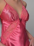 Εικόνα της Milena by Paris Καλοκαιρινό Σατέν Babydoll Καρπουζί 004199-Καρπουζί