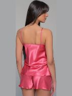 Εικόνα της Milena by Paris Καλοκαιρινό Σατέν Babydoll Καρπουζί 004199-Καρπουζί