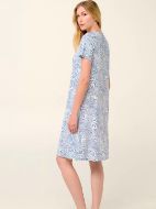 Εικόνα της Vamp Καλοκαιρινό Γυναικείο Νυχτικό Γαλάζιο Micromodal 22013