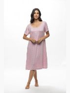 Εικόνα της Galaxy Καλοκαιρινό Βαμβακερό Γυναικείο Νυχτικό Σάπιο Μήλο 632-25