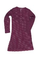 Εικόνα της Noidinotte μπορντό πουά νυχτικό με 5 κουμπιά.