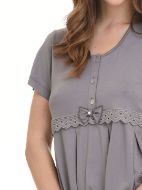 Εικόνα της Zen by Daisy Γκρι Elephant Viscose Γυναικεία Πιτζάμα.