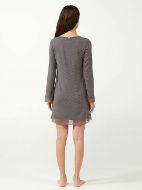 Εικόνα της Vamp Χειμερινό Γυναικείο Νυχτικό Γκρι 21815