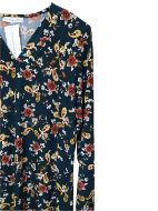 Εικόνα της Passion σκούρο πράσινο εμπριμέ maxi νυχτικό.