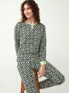 Εικόνα της Vamp Χειμερινό Γυναικείο Σετ Πιτζάμας Βαμβακερό Green Timber 21321