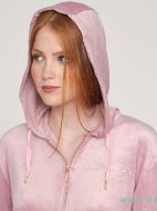 Εικόνα της Muydemi Χειμερινό Γυναικείο Σετ Φόρμας Βελούδινη Ροζ 270456