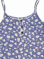 Εικόνα της Adelle μπλε εμπριμέ γυναικεία πιτζάμα με βερμούδα.