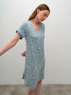 Εικόνα της Vamp Καλοκαιρινό Γυναικείο Νυχτικό Blue Serene 16078