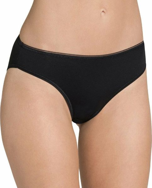 Εικόνα της Sloggi Feel Sensational Tai Βαμβακερό Γυναικείο Slip Μαύρο 10143034-0004