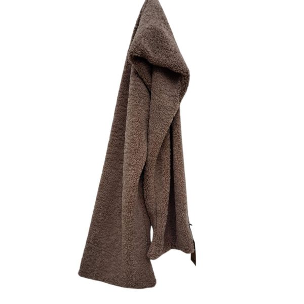 Εικόνα της Noidinotte Μπεζ Σκούρο Κασκόλ Χνουδωτό 200X30.