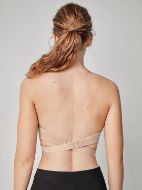 Εικόνα της Gisela Μπεζ Σουτιέν Strapless Με Βαθύ Ντεκολτέ & Επιπλέον Χαμηλή Πλάτη.