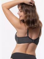 Εικόνα της Dorina 2 Pack Karly Κοραλί/Ανθρακί Σουτιέν Με Μπανέλα & Ελαφριά Επένδυση.