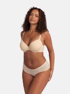 Εικόνα της 2Pack Dorina Lorena Bra Μπορντό/Μπεζ Με Μπανέλες & Ελαφριά Επένδυση.