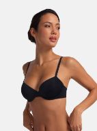 Εικόνα της 2Pack Dorina Lorena Bra Μαύρο/Κεραμιδί Με Μπανέλες & Ελαφριά Επένδυση.