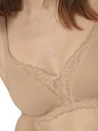 Εικόνα της Triumph Modern lace+cotton Μαύρο Σουτιέν χωρίς Ενίσχυση & χωρίς Μπανέλες 10207539-0004