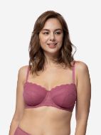 Εικόνα της DORINA ADDISON NON PADDED WIRED BRA 1/2 CUP, WITH WIRE PINK.