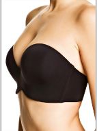 Εικόνα της Wonderbra Ultimate W032D Μαύρο Σουτιέν για Βαθύ Ντεκολτέ με Μπανέλες