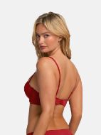 Εικόνα της Dorina Zelina Strapless Κόκκινο Σουτιέν Με Μπανέλα & Ελαφριά Επένδυση.