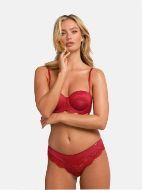 Εικόνα της Dorina Zelina Strapless Κόκκινο Σουτιέν Με Μπανέλα & Ελαφριά Επένδυση.