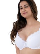 Εικόνα της 2 Pack Dorina Georgie Λευκό/Λιλά Σουτιέν Με Μπανέλα.