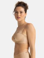 Εικόνα της Dorina Sublime Sculpt Bandeau Μπεζ Σουτιέν Strapless Χωρίς Μεταλλική Μπανέλα.