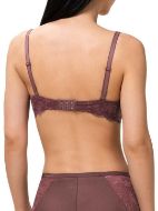 Εικόνα της Triumph Amourette Charm P Σοκολά σουτιέν χωρίς μπανέλα, με ελαφριά επένδυση.