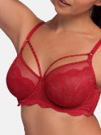 Εικόνα της Dorina Κόκκινο Σουτιέν Με Μπανέλες & Δαντέλα.