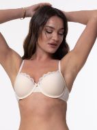 Εικόνα της 2 PACK DORINA CALI LIGHT PADDED DEMI 3/4 CUP, WITH WIRE IVORY/BEIGE.