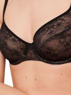 Εικόνα της Triumph Bright Spotlight W Μαύρο Σουτιέν Με Μπανέλα.