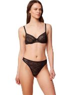 Εικόνα της Triumph Bright Spotlight W Μαύρο Σουτιέν Με Μπανέλα.