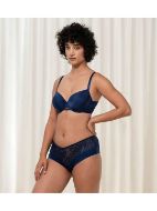 Εικόνα της Triumph Vivid Spotlight WHP Μπλε σουτιέν με μπανέλα και ελαφριά επένδυση.