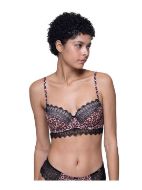 Εικόνα της Dorina Zena Balcony λεοπάρ σουτιέν με μπανέλα και ελαφριά ενίσχυση.