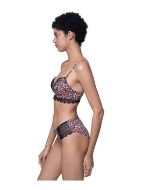 Εικόνα της Dorina Zena Balcony λεοπάρ σουτιέν με μπανέλα και ελαφριά ενίσχυση.