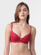 Εικόνα της Dorina Esme Plunge 3/4 Cup Red Bra.