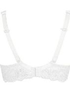 Εικόνα της Lormar Vela Frizzante Reggiseno λευκό σουτιέν με δαντέλα, χωρίς μπανέλα, με ελαφριά επένδυση.