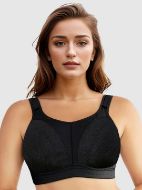 Εικόνα της Parfait Μαύρο Αθλητικό Σουτιέν Χωρίς Μπανέλες.