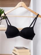 Εικόνα της Dorina Μαύρο σουτιέν χωρίς μπανέλα, με ενίσχυση.