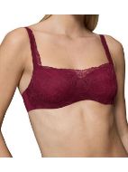 Εικόνα της Triumph Body Make Up Illusion Lace Balconette Μπορντό Σουτιέν Με Μπανέλες.