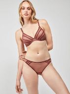 Εικόνα της Gisela Καφέ Σουτιέν Με Μπανέλες & Ελαφριά Επένδυση.