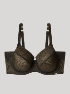 Εικόνα της Gisela μαύρο σουτιέν με μπανέλες & ελαφριά επένδυση.