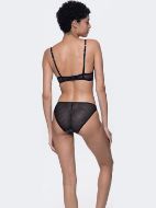 Εικόνα της Dorina Solana Demi σουτιέν μαύρο με μπανέλα και ενίσχυση.